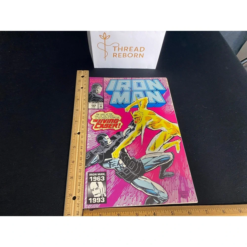 Iron Man‎ Comic Book #289 Marvel 1963 1993 The Living Laser Vintage